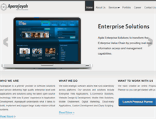 Tablet Screenshot of aparajayah.com